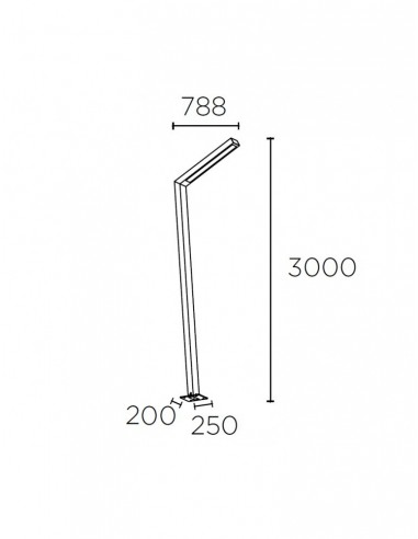 Estructura de farola ZIGZAG de 3.000...