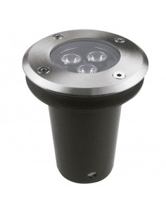 Empotrable suelo exterior RINGO PX-0123-INO 3x LED 2.7W 420 lm pulido negro, Empotrables exterior