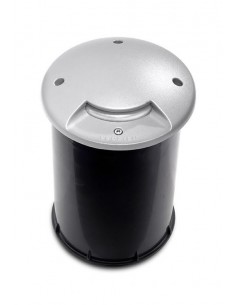 Empotrable de suelo exterior XENA 55-9422-34-M3 LEDS-C4 led 4000k gris diam 13cm IP67, Iluminación Exterior