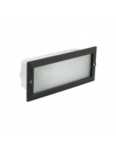 Empotrable exterior HERCULES 05-8961-05-B8 LEDS-C4 1xE27 negro 24x10cm IP44, Iluminación Exterior