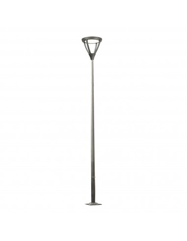 Farola PROUD 60-9913-Z5-CM+55-9305-Z5-Z5 LEDS C4 342 x led edison 40w gris urbano 397cm, Farolas jardin