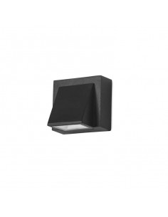 Aplique exterior LOYD PX-0297-NEG 1x LED 3 W 225 lm negro, Iluminación Exterior