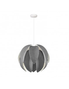 Lámpara de techo LEAF 00-3813-BW-34 LEDS C4 1 x e27 max 30w blanco mate gris, Lámparas modernas