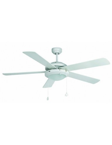 Ventilador de techo moderno FARO MANILA 33190 ø132cm blanco 2xE14, Ventiladores faro