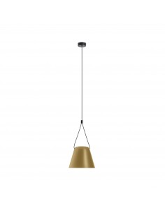 Lámpara colgante moderna ATTIC 00-7389-05-DL Leds c4 1xE27 negro mate oro pintado, Lámparas modernas