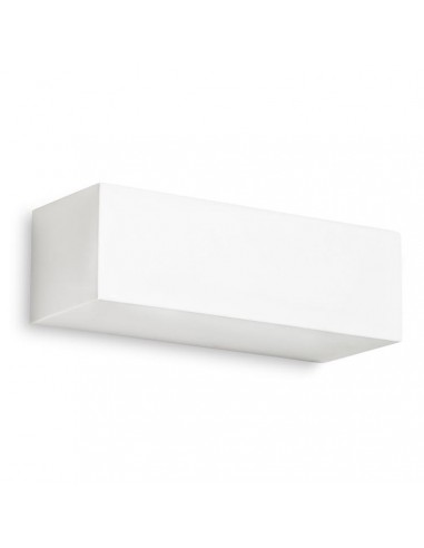 Aplique minimalista GES 05-1793-14-14 LEDS-C4 1xE14 blanco ancho 22cm, Lámparas modernas