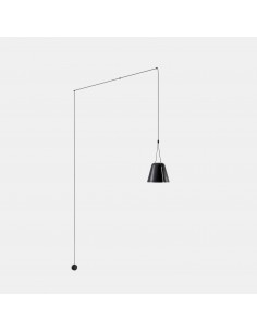 Aplique de pared ATTIC 05-7389-05-05 Leds c4 1xE27 negro mate, Lámparas modernas