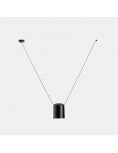 Lámpara colgante moderna ATTIC 00-7390-05-05 Leds c4 1xE27 negro mate, Lámparas modernas
