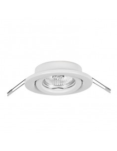 Empotrable de techo SOUND TC-1101-BLA 1x GU10 blanco mate, Lámparas modernas