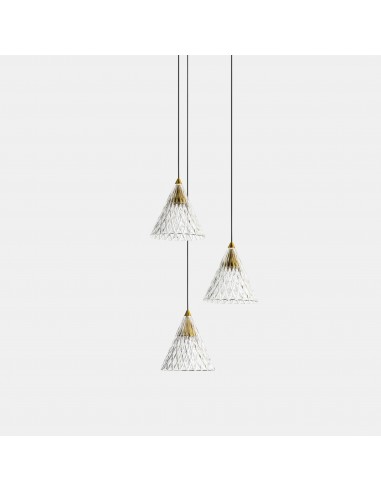 Lampara colgante Veneto 15-7602-14-DO Leds c4 led 15w 1555 lm oro blanco mate, Lámparas modernas
