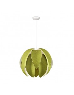 Lámpara de techo LEAF 00-3813-BW-08 LEDS C4 1 x e27 max 30w blanco mate verde, Lámparas modernas