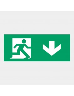 Pictograma flecha abajo...