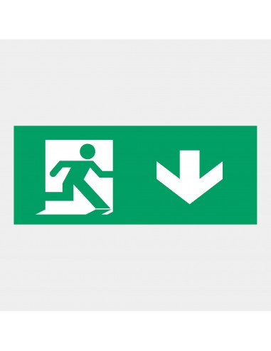 Pictograma flecha abajo EM01-0008...