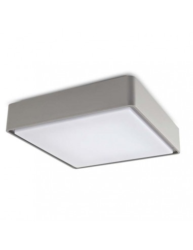 Lampara plafon exterior KÖSSEL 15-9778-34-CL Leds c4 led 6.5w 644 lm gris, Plafones exterior