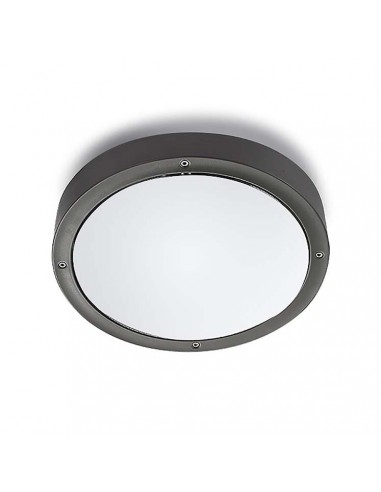 Plafón exterior BASIC ALUMINIUM 15-9835-Z5-M1 LEDS C4 1 x e27 max 23w gris urbano, Plafones exterior