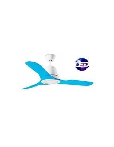 Ventilador TIGA led 18w azul 30-3249-CF-M1 LEDS C4 Ø132cm, Ventiladores infantiles