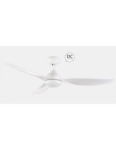 Ventilador NEPAL blanco 30-7644-CF-F9 LEDS C4 Ø132cm motor DC motor DC, Ventiladores de techo con luz