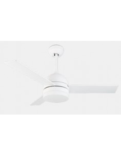 Ventilador INCA blanco VE-0001-BLA LEDS C4 Ø106cm, Ventiladores de techo con luz