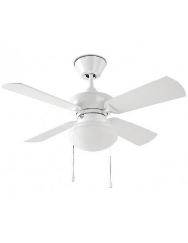 Ventilador techo BOUVET Leds C4 blanco Ø91cm, Ventiladores infantiles