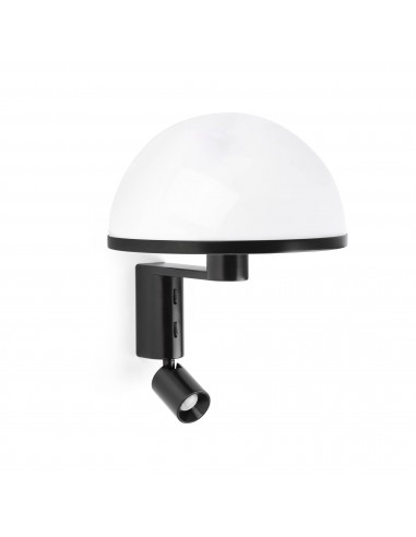 Applique Dome 29911 Faro noir avec...