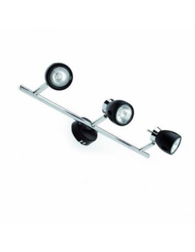 Regleta moderna FARO MIKA 40886 mika negra 3l gu10 - Focos y regletas, Lámparas modernas