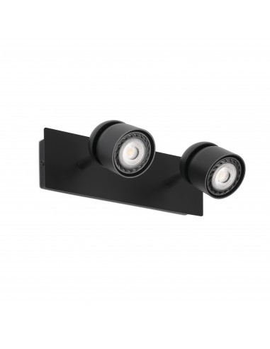 Aplique de pared Coco 40665 Faro negro 2xgu10, Lámparas modernas