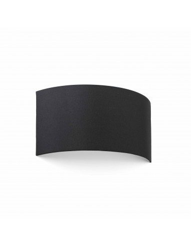 Apliques de pared COTTON 66416 FARO negro hor. round 375x200x115 2xe27, Lámparas modernas