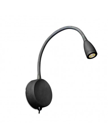 Aplique con lector led FARO LOKE 41020 negro 3w 3000k, Lámparas modernas