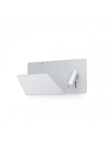 Aplique de pared SUAU 62124 FARO izquierdo blanco usb led 3w 3000k, Lámparas modernas