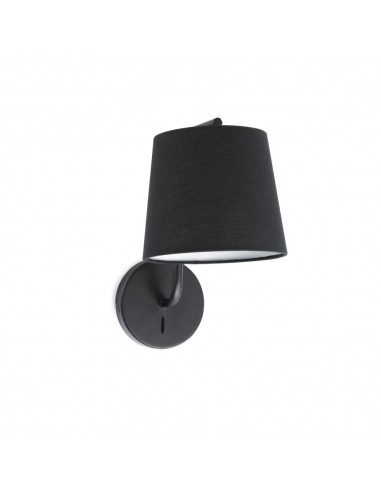 Aplique de pared BERNI 29327 FARO negro e27, Lámparas modernas