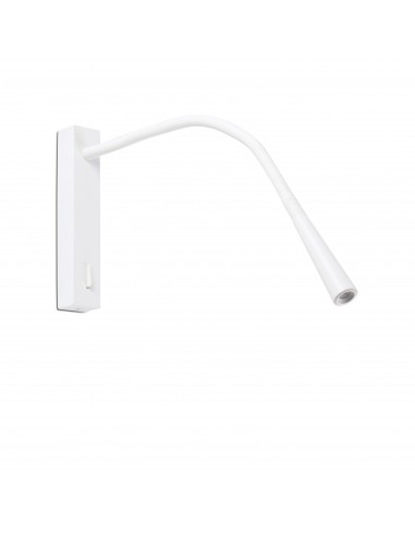 Aplique con lector Flin 64318 Faro blanco 3w 3000k 280lm, Lámparas para Hoteles