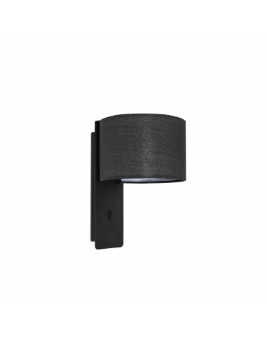 Aplique de pared Fold 64303 Faro negro 1xe27, Lámparas para Hoteles