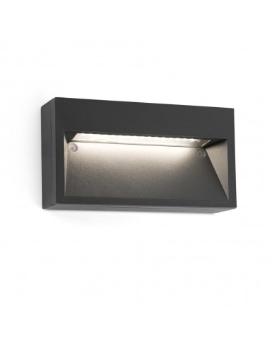 Aplique exterior PATH 70508 FARO gris oscuro led 9w 3000k, Apliques exterior