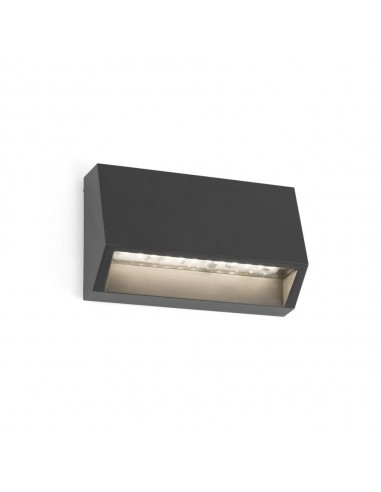 Aplique exterior MUST 70657 FARO gris oscuro led 2w 3000k, Apliques exterior