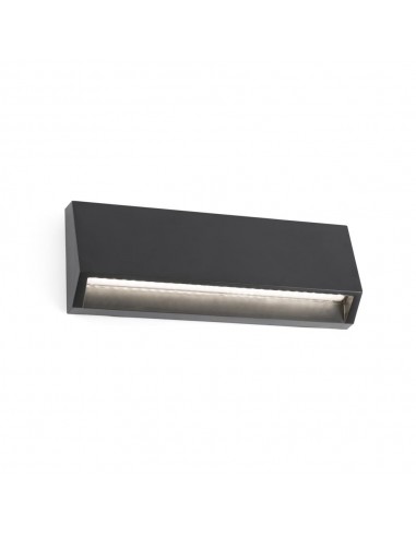 Aplique exterior MUST 70659 FARO gris oscuro led 5w 3000k, Apliques exterior