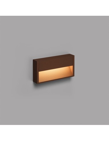 Aplique exterior Grada-2 70909 Faro marron oxido led 6w 3000k, Apliques exterior