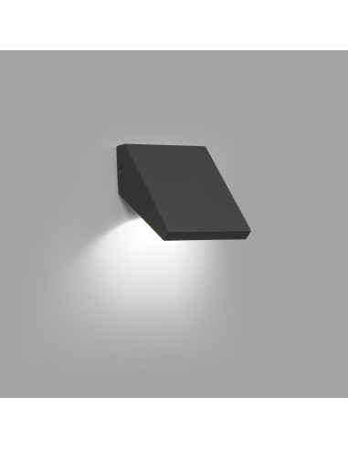 Apliques exterior GUIZA 71278 FARO gris oscuro led 10w 3000k, Apliques exterior