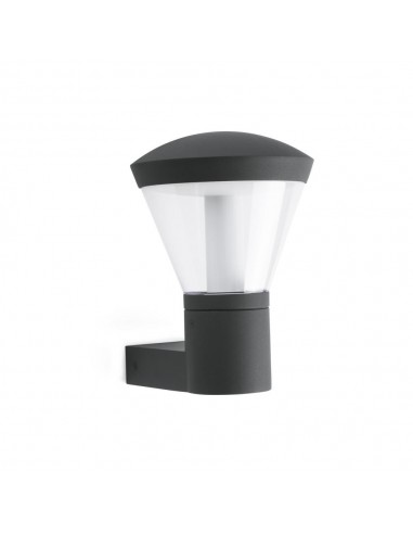 Aplique exterior SHELBY 75536 FARO gris oscuro led 10w 3000k, Apliques exterior