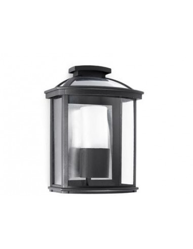 Aplique exterior FARO CERES 71607 negro E27 IP44, Apliques exterior