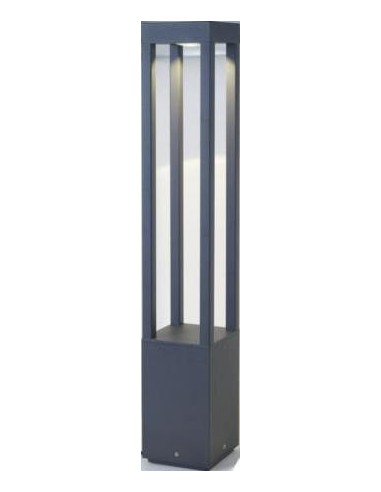 Baliza exterior FARO AGRA 70753 agra gris oscuro 1led 5w h65cms - Balizas exterior, Balizas exterior