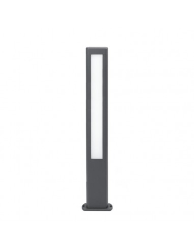 Balizas exterior NANDA 71217 FARO gris oscuro led 12.5w 3000k altura 80cm, Balizas exterior