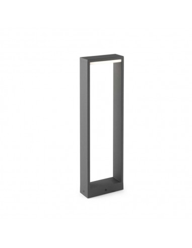 Baliza de jardin FARO ALP 74451 gris oscuro led 6w 3000k alto 50 cm IP54, Balizas exterior