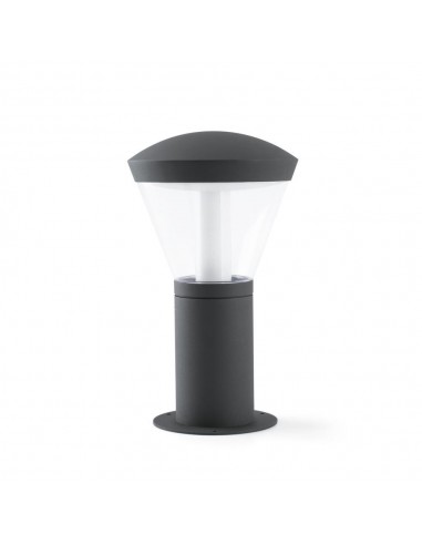 Baliza exterior SHELBY 75537 FARO gris oscuro led 10w 3000k h325mm, Balizas exterior