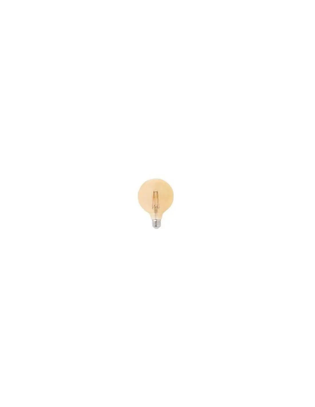 Ampoule LED, E27, Filament, ambre, 2700k, 400lm, Ø5,6cm, H10,2cm - Faro