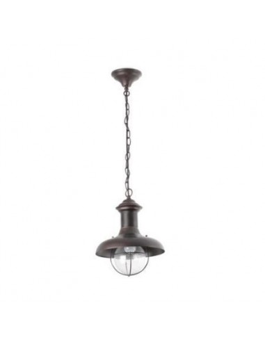 Lámpara colgante exterior FARO ESTORIL 71142 estoril-p marron oxido 1l e27, Colgantes exterior