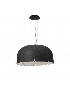 Lampara de techo Mute 20101DA Faro gris oscuro-claro led 24w 3000k dimable, Lámparas modernas