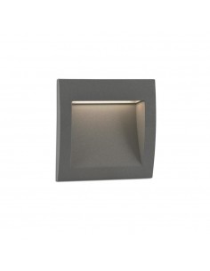 Empotrable exterior FARO SEDNA 70146 gris oscuro led 1w 3000k 22 Lm IP65, Empotrables exterior