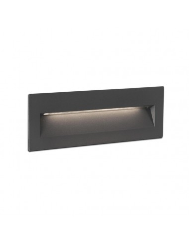 Empotrable exterior NAT 70638 FARO gris oscuro led 6w 3000k, Empotrables exterior