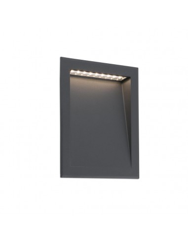 Empotrable exterior SOUN 70900 FARO gris oscuro led 6w 3000k, Empotrables exterior