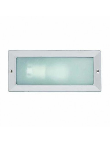 Empotrable exterior FARO LISO 71490 liso blanco 1l e27 - Empotrables exterior, Empotrables exterior